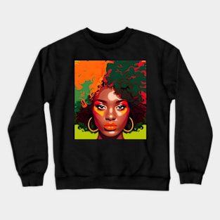 I Am Black History & Excellence Hair Word Art T-Shirt Crewneck Sweatshirt